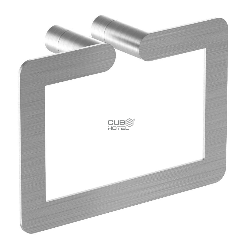 Toallero Inox Satinado Verona 